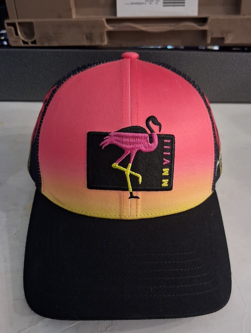 Grace Folly MMVIII Flamingo Trucker Hat